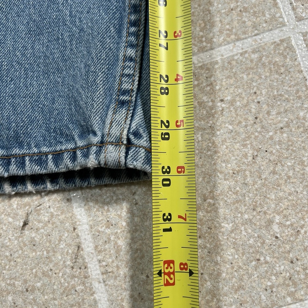 Vintage Levi's 550 Relaxed Fit Jeans Men's 32x30 Blue Denim Made in Mexico Red T - Picture 10 of 12